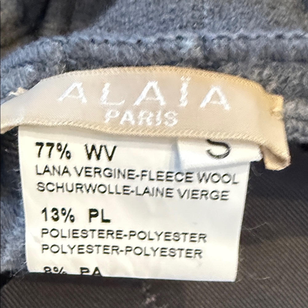 Alaia Gray Ruffled Women's Bolero (S) and Skirt (XS) - Picture 14 of 15